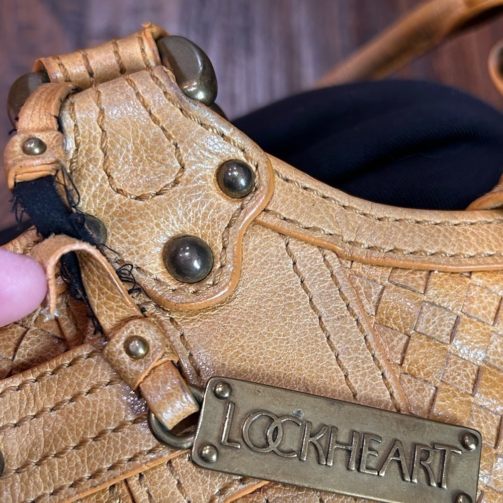 Lockheart Brighton RARE  Braidy Bunch Woven 5 Pocket Shoulder Handbag - Picture 6 of 16